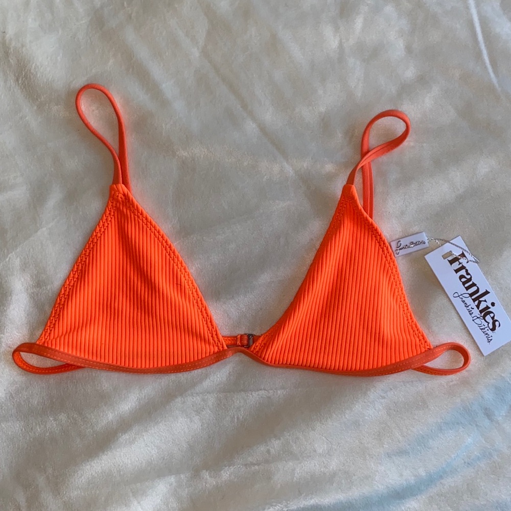 Frankies Bikinis Chase Top - Tangerine